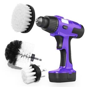 Bdzmc-bc-180 Bdzmc 3pcs Car Detailing Drill Brush Set Interior Power Scrubber Wheel