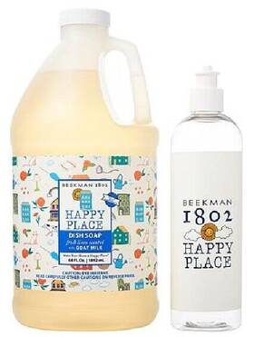842751 Beekman 1802 Happy Place 64 Oz. Dish Soap With Dispenser - Fresh Linen Scented