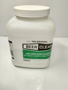 990241 Beer Clean Powdered Detergent For Professional Glass Cleaning 3.5 Lb