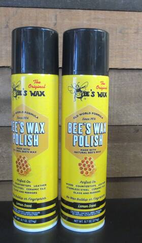 Bees Wax 810092040026 Polish Lemon Scent - 2 Cans 9.7 Oz Each