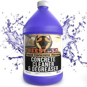 Beest 810148641856 Concrete Cleaner - 1 Gallon Makes 50 Gallons Pressure Washer Soap De