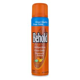 Behold 886449520107 2 Pack Furniture Polish Aerosol Citrus 12.5 Oz