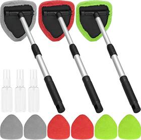 Num0154 Beieverluck 3 Pieces Windshield Cleaning Tool Inside Car Window Cleaner