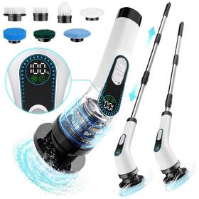 Bepeak 081904588832 Electric Spin Scrubber Cleaning Bathroom Shower Cleaner Brush Cordless Power Sc