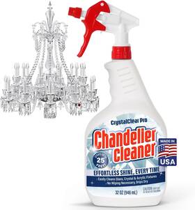 Berkland 705353991608 Chandelier Cleaner Drip Dry Spray - No Wipe Formula For Effortless Streak-free