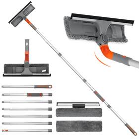 Bestnifly 810139101680 Window Squeegee Cleaner 103in Tool 2 In 1 Cleaning Ki