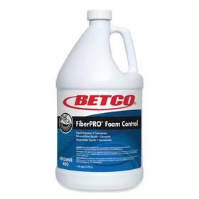 Betco 313109136120 1 Gallon Fiber Pro Foam Control Liquid Defoamer Floor Cleaner Bottle 4-pack