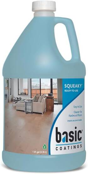Betco 445046717728 Basic Coatings Squeaky Hardwood Floor Cleaner Refill Harwood N