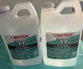 Betco 700427004796 2 Bottles 336 Fastdraw 11 Green Earth Peroxide Cleaner 2l Each