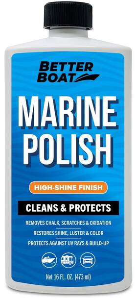 Better Boat 850033414899 Cleaner Wax Marine Polish For High Gloss Gel Coat Restorer Oxidatio