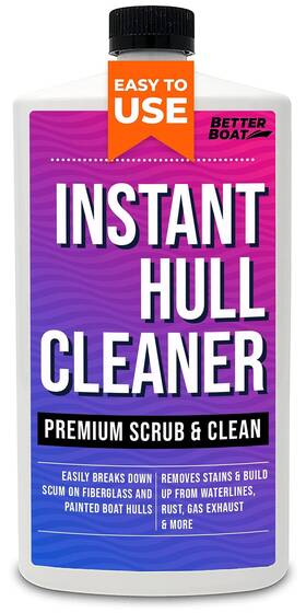 Better Boat 853910007580 Fiberglass Hull Cleaner 32oz Marine-grade Stain Remover And Restorer Dec