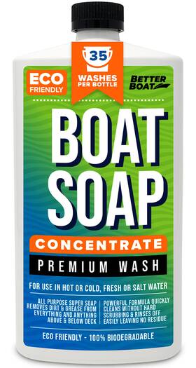 Better Boat 853910007825 Premium Soap Concentrate Cleaner Wash And Wax For Fresh Sa