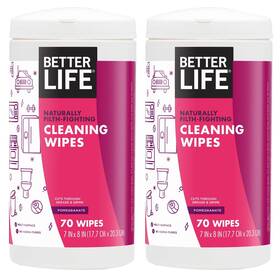 Better Life 011120256208 Natural Allpurpose Cleaning Wipes Pomegranate Scent 140 Count