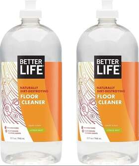 24155 Better Life Natural Floor Cleaner Citrus Mint 32 Fl Oz Pack Of 2