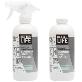 24184 Better Life Stainless Steel Cleaner - 2 Pack 16 Oz Streak-free Polish For