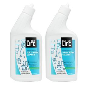 Better Life 819524011214 Natural Toilet Bowl Cleaner Tea Tree And Peppermint Scent 24 Fl Oz Pack Of 2