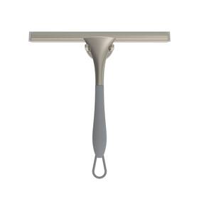 Better Living 773315175007 Products 17500 Soft Grip Shower Squeegee 10-inch Rubber Blade Grey/nickel