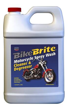 Mc441g Bike Brite 696602440445 Motorcycle Spray Wash Cleaner And Degreaser - 1 Gallon Blue