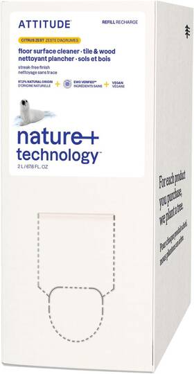 80520 Bio Spectra Floor Cleaner Refill Ewg Verified Streak-free Vegan And Plant-based For Tile W