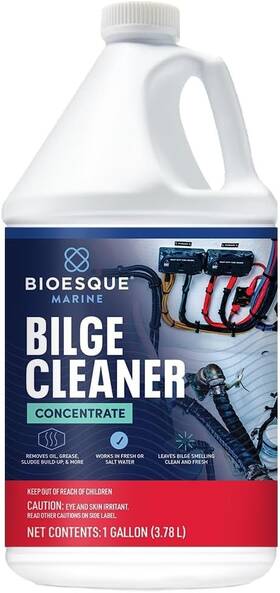 Bioesque Qcc-540-1 Marine Heavy Duty Bilge Cleaner Concentrate 1 Gallon
