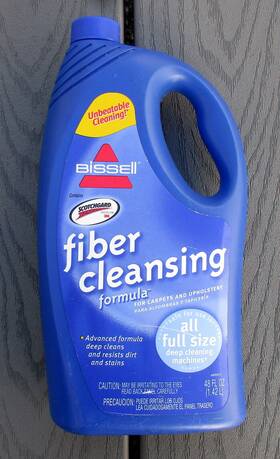 Bissell 011120000122 Fiber Cleansing Formula 48 Fl. Oz. Contains Scotchguard