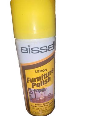 Bissell 011120119176 Vtg Lemon Furniture Polish Spray 12.5oz -over Half Full -discontinued