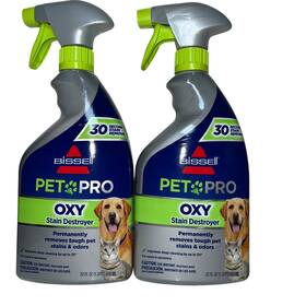 Bissell 011120230383 2x Pet Pro Oxy Stain And Odor Destroyer 22oz Ea Carpet Upholstery