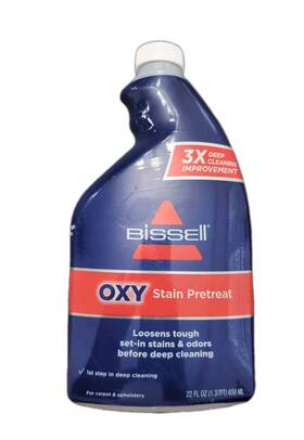 750-6001 Bissell Tough Stain Carpet Precleaner 22 Oz. Bottle New Factory Sealed