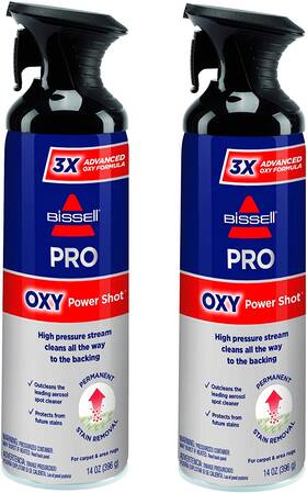 95c9l Bissell Professional Power Shot Oxy Carpet Spot 14 Ounces Stain Remover