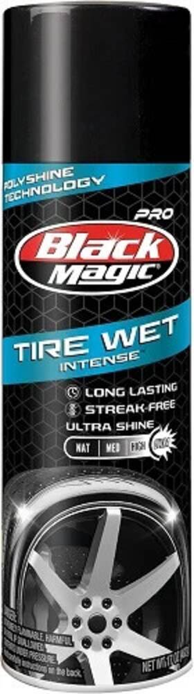 120079 Black Magic Intense Tire Wet Aerosol 17 Oz - 1ea
