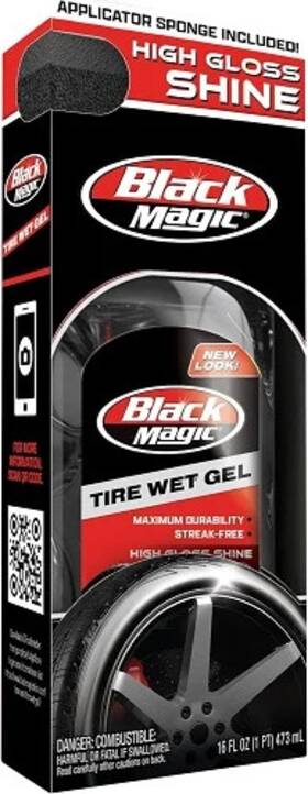 5072647 Black Magic Tire Wet Gel 16 Oz - 1ea