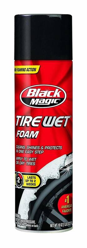Black Magic 744759542830 800002220-6pk Tire Wet Foam 18 Oz. Pack Of 6 Car Truck Rv Utv Atv