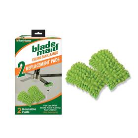 Blade Maid 740275059524 Microfiber Ceiling Fan Cleaner Pads Reusable Duster Replacement