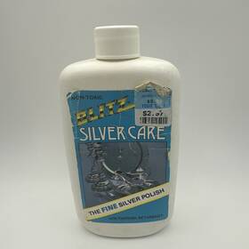 Blitz 075549001238 Silver Care Fine Polish Discontinued Formula No. 818 Made In Usa