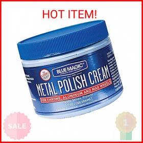 Blue Magic 885934239098 400 Metal Polish Cream Non-abrasive Tarnish And Oxidation Remover For