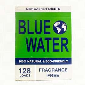 Blue Water 990005000443 Fragrance Free Dishwasher Sheets 128 Loads