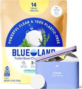 Blueland 313110572573 Toilet Bowl Cleaner Tablets Starter Set 14ct Mint