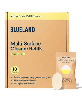 Blueland 810018393786 Multi-surface Cleaner - 10 Refill Tablets Fresh Lemon Scent Eco-friendly