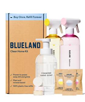 Blueland 810018394677 Clean Home Kit 3 Reusable Bottles Tablet Refills Natural All Purp