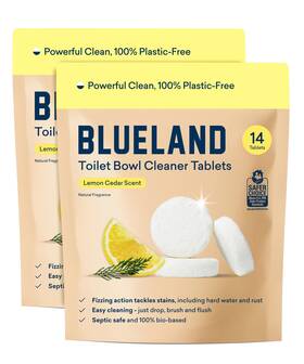 Tab-az-28p-tl1 Blueland 810018395582 Toilet Bowl Cleaner 28 Count Lemon Cedar Plastic-free Plant-based Non-toxic