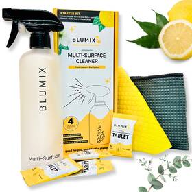 Blumix 699838952911 Eco-friendly Cleaning Kit Spray Bottle 4 Refill Tablets Swedish Di