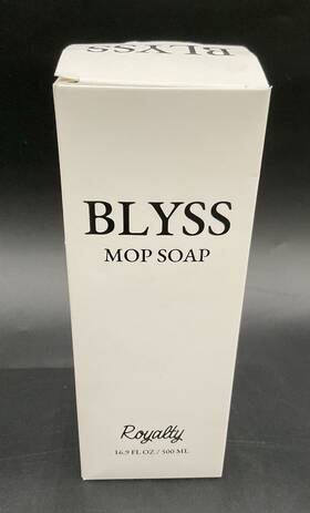 2028 Blyss 860014679322 Mop Soap Concentrate Royalty 16.9fl Oz Exp New In Open Box