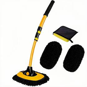 Mop-a3 Bmlei Car Wash Brush With Long Handle Microfiber Towels Kit Cleaning Supplies