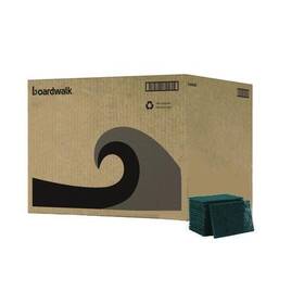 86lgi Boardwalk Heavy-duty Scouring Pad 6 X 9 Green 15/carton