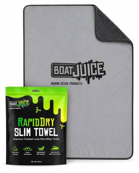 Boat Juice 850039090288 Rapid Dry Slim Towel 28x36 Premium Twistedloop Microfiber D