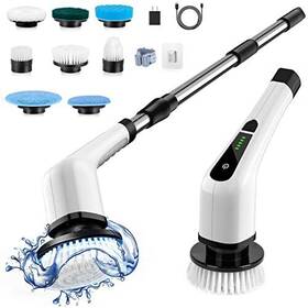 Bomves 059648635049 Electric Spin Scrubber Cordless Cleaning Brush For Home 400rpm/m Inch