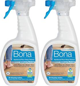 Bona 313033568516 Powerplus Hardwood Floor Deep Cleaner Spray 32 Fl Oz 2 Pack