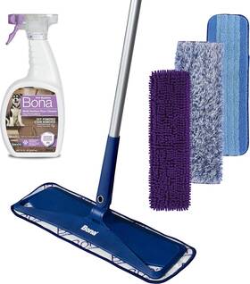 Bona 726084668744 Pet System Multi-surface Floor Cleaner Spray Dog Formula 32 Oz Mop Pad