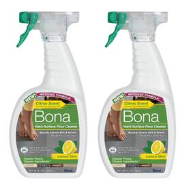 Bona 737025018757 2 Pack Hard-surface Floor Cleaner With Lemon Mint 22 Oz