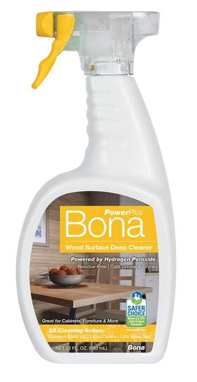 Bona 737025019792 Powerplus Wood Surface Deep Cleaner Spray Unscented 22 Fl Oz